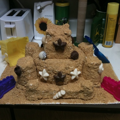 Sand Castle Cake
