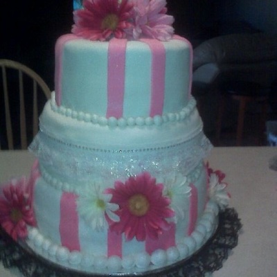 Elegant Baby Shower Cake