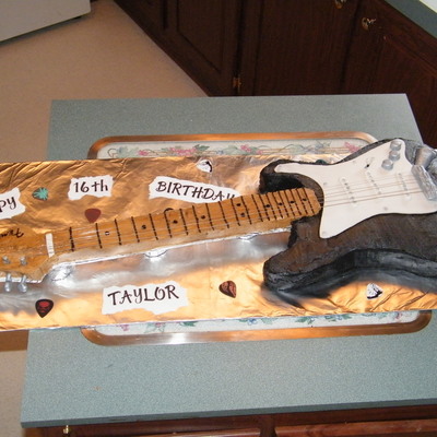 Fender Guitar Cake