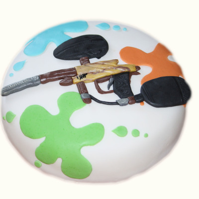 Paintball Cake