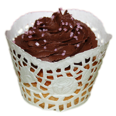 Vanilla And Chocolate Cupcake