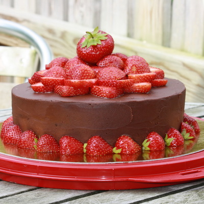 Chocolate Strawberry Cake