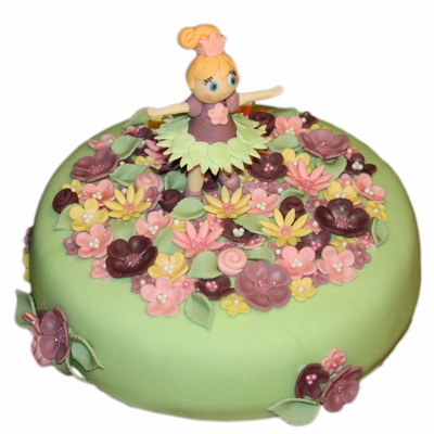 Princess Flowergirl Cake