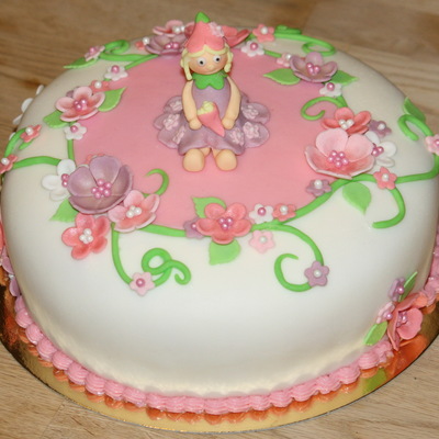 Floral Princess Cake