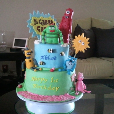 Yo Gabba Gabba Cake!
