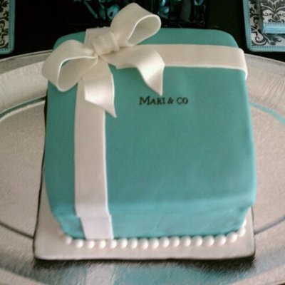 Tiffany Box Cake
