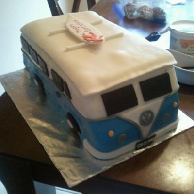 3D Vw Bus Cake