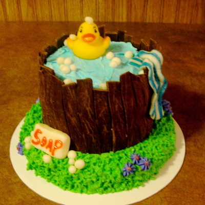 Rubber Ducky Cake