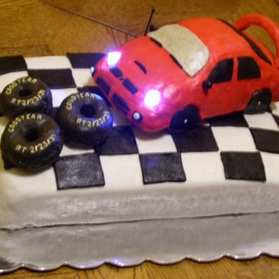 Dodge Neon Srt-4 Cake For 80Th Birthday