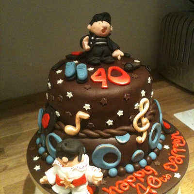 Elvis 40Th Birthday Cake