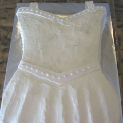 Bridal Shower Gown Cake