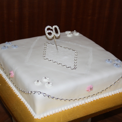 Diamond Wedding Cake