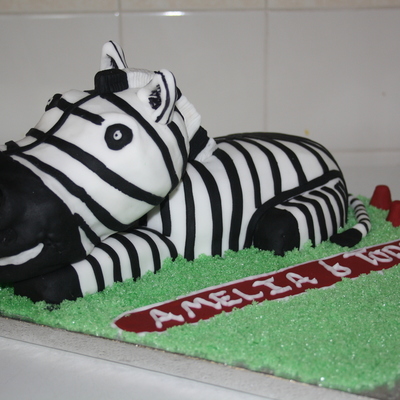 3D Zebra Cake