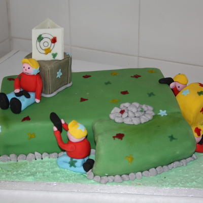 Paintballing Cake