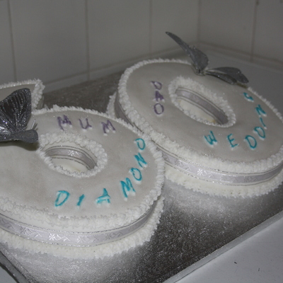 Diamond Wedding Cake