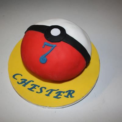Pokemon Pokeball Cake
