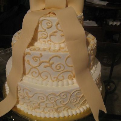 Swirls & Candlelight Bow