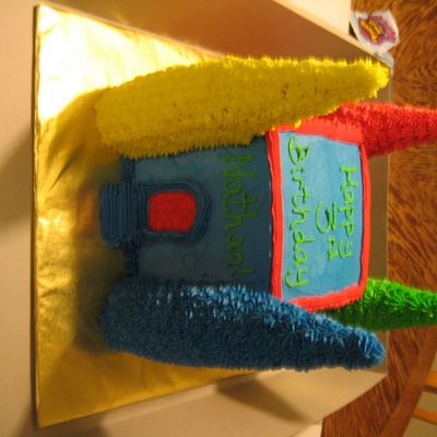 Bounce House Cake