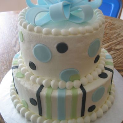 Black Blue And Green Baby Shower