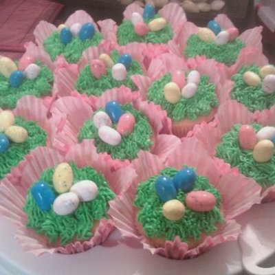 Easter Basket Cupcakes