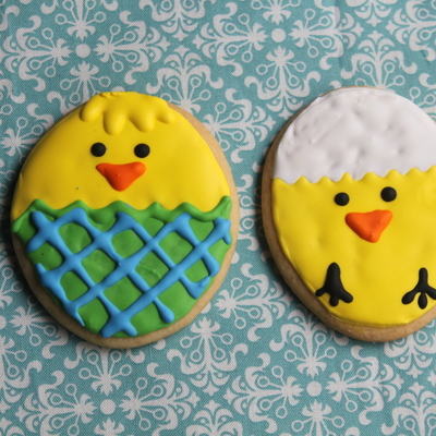 Easter Chick Cookies