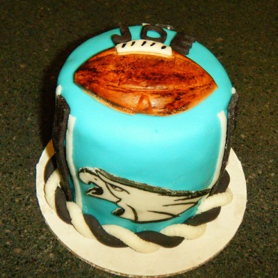 Mini Eagles Cake