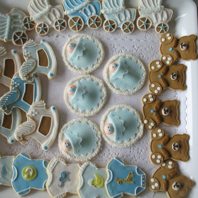Baby Shower Cookies For A Boy