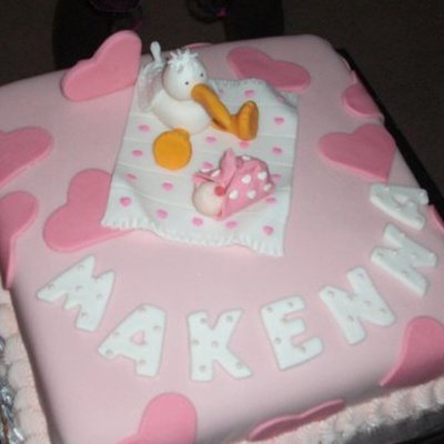 My First Fondant Cake.