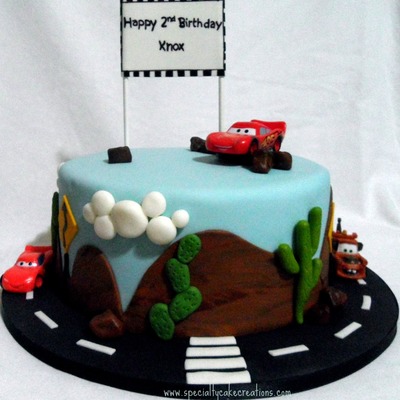 Cars And Tow Mater Cake