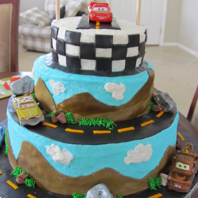 Cars Birthday Cake