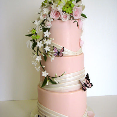 Traditional Elegance - Flowers And Butterflies