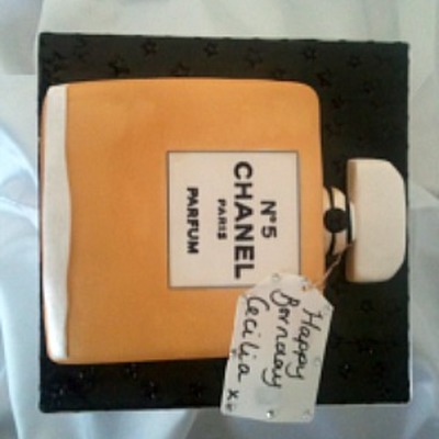 Chanel Perfume Cake