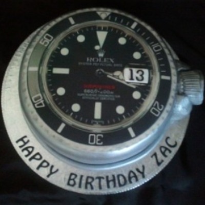 Rolex Face Cake
