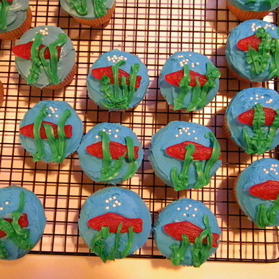 Fish Cupcakes
