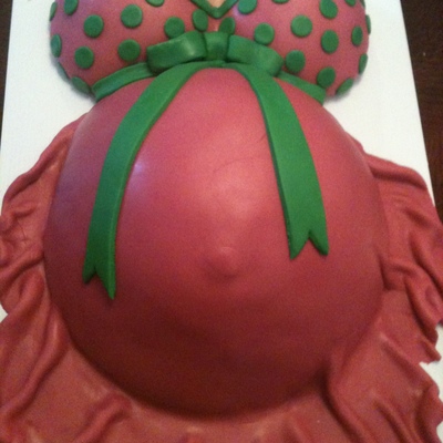Pregnant Belly Cake