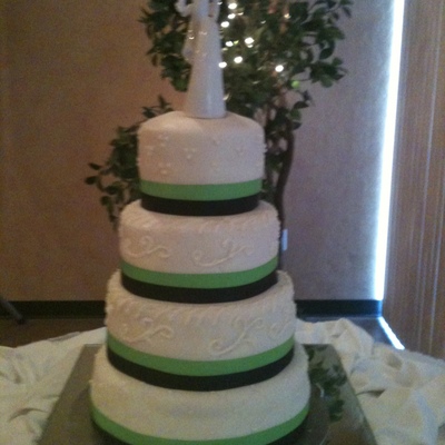 4 Tier Wedding Cake