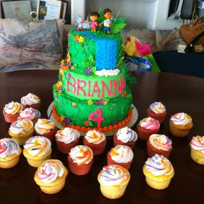 Dora The Explorer Birthday Cake