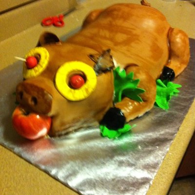 Pig Roast Cake