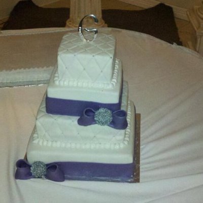 Quilted Wedding Cake