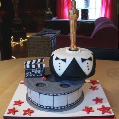 Movie Reel Cake (Oscars)