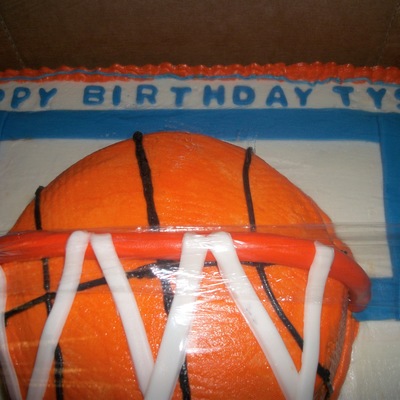 Basketball Birthday Cake