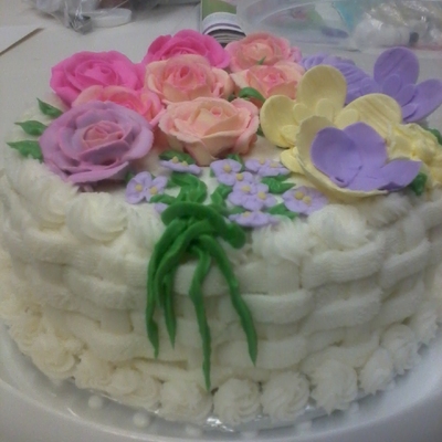 Basket Weave Cake