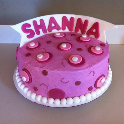 Pink Birthday Cake!
