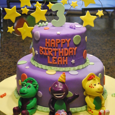 Barney Birthday Cake