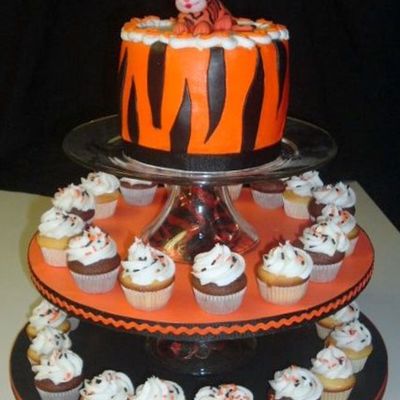 Tiger Cake For School.