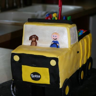 Front View Of Tonka Cake