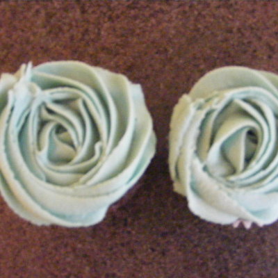 Chocolate Cupcake With Traditional Buttercream Rosettte