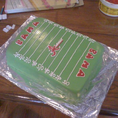 Alabama Football Cake