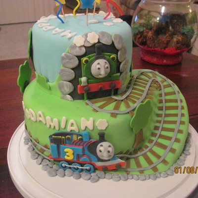 Thomas The Train Cake