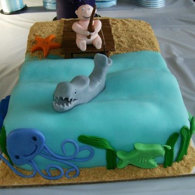 Fishing Baby Cake